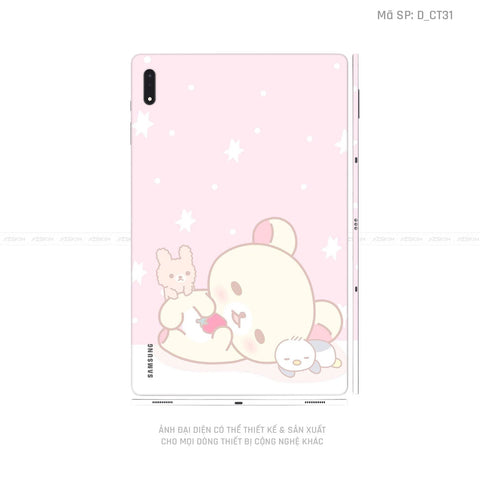 Dán Skin Galaxy Tab S7 Series Hình Dễ Thương | D_CT31