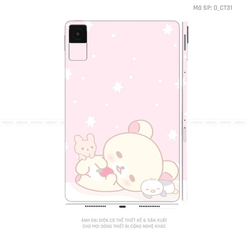 Dán Skin Máy Tính Bảng Xiaomi Mipad Hình Dễ Thương | D_CT31