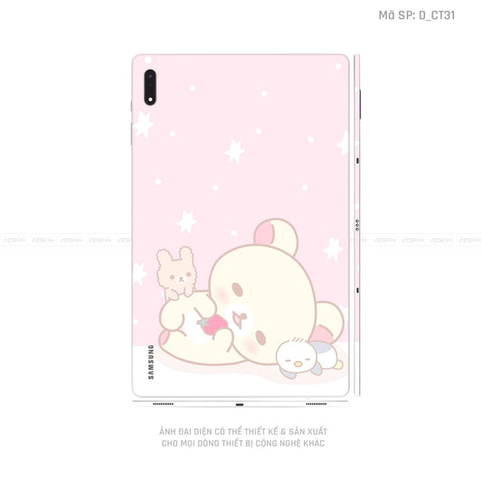 Dán Skin Galaxy Tab S9 Series Hình Dễ Thương | D_CT31