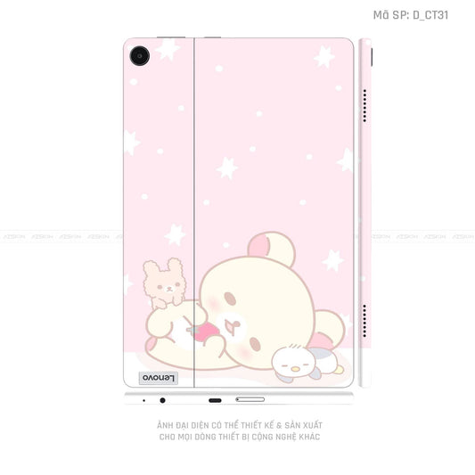 Dán Skin Máy Tính Bảng Lenovo Pad Series Hình Dễ Thương | D_CT31