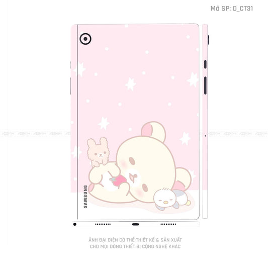 Dán Skin Galaxy Tab A Series Hình Dễ Thương | D_CT31