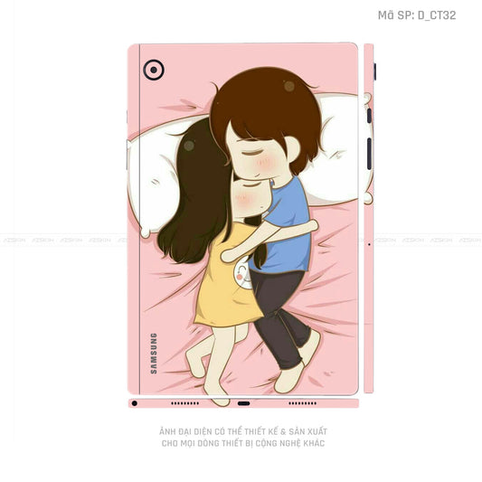Dán Skin Galaxy Tab A Series Hình Dễ Thương | D_CT32
