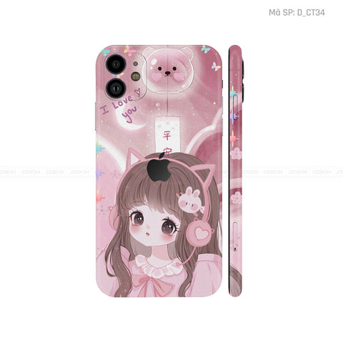 Dán Skin IPhone 11 Series Hình Dễ Thương | D_DT34