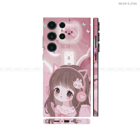 Dán Skin Samsung Galaxy S25 Series Chủ Đề Dễ Thương | D_CT34