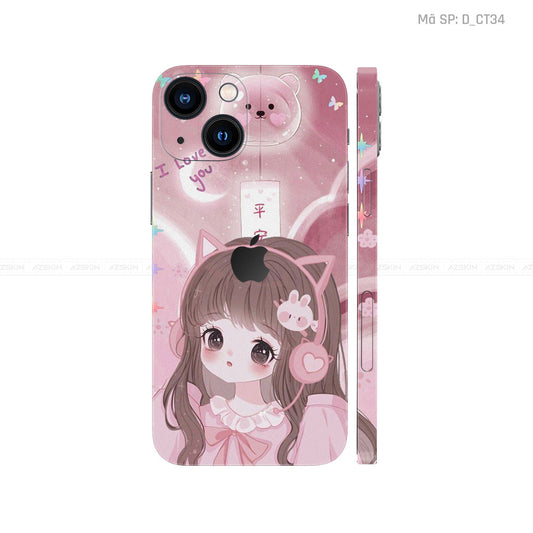 Dán Skin IPhone 13 Series Hình Dễ Thương | D_CT34