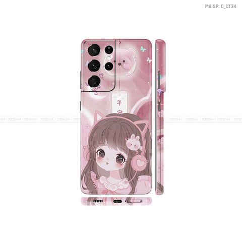 Dán Skin Galaxy S21 Series Hình Dễ Thương | D_CT34