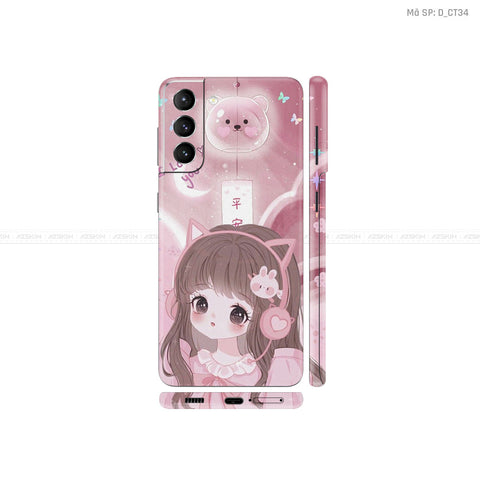 Dán Skin Galaxy S21 Series Hình Dễ Thương | D_CT34