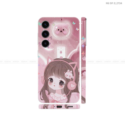 Dán Skin Samsung Galaxy S25 Series Chủ Đề Dễ Thương | D_CT34