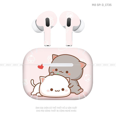 Dán Skin Airpod Pro/ Pro 2 Hình Dễ Thương | D_CT35