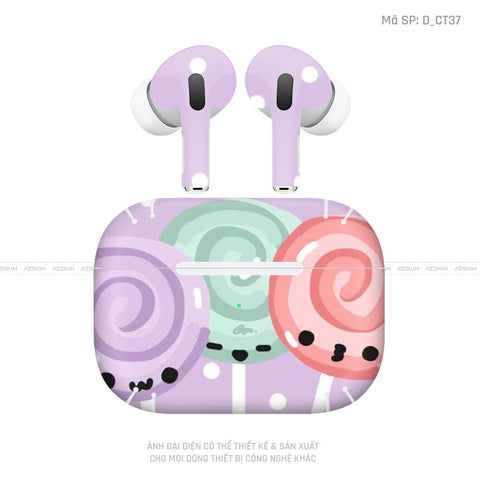 Dán Skin Airpod Pro/ Pro 2 Hình Dễ Thương | D_CT37