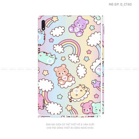 Dán Skin Galaxy Tab S7 Series Hình Dễ Thương | D_CT40