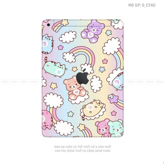 Dán Skin IPad Gen Series Hình Dễ Thương | D_CT40