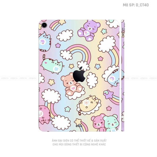 Dán Skin IPad Mini Series Hình Dễ Thương | D_CT40