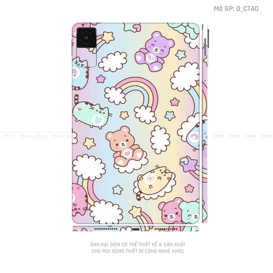 Dán Skin Máy Tính Bảng Xiaomi Mipad Hình Dễ Thương | D_CT40