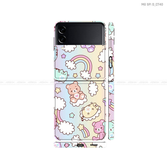 Dán Skin Galaxy Zflip4 Hình Dễ Thương | D_CT40