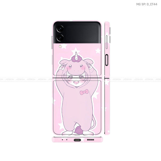 Dán Skin Galaxy Zflip3 Hình Dễ Thương | D_CT44