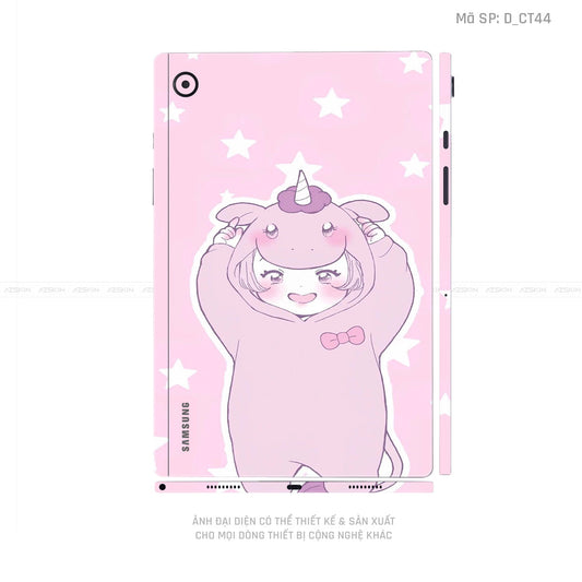 Dán Skin Galaxy Tab A Series Hình Dễ Thương | D_CT44