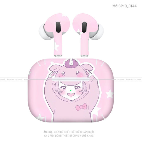 Dán Skin Airpod Pro/ Pro 2 Hình Dễ Thương | D_CT44