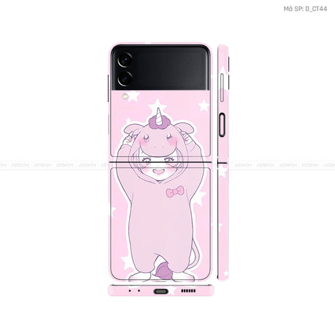 Dán Skin Galaxy Zflip4 Hình Dễ Thương | D_CT44