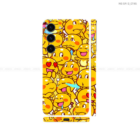 Dán Skin Galaxy S23 Series Hình Emoji Khủng Long | D_CT45