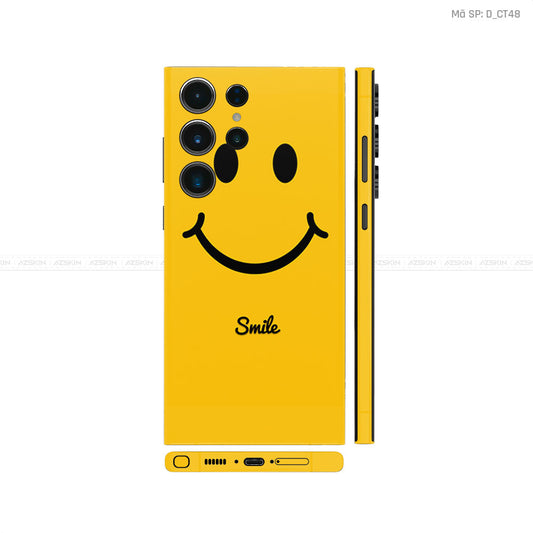 Dán Skin Galaxy S23 Series Hình Smile | D_CT48