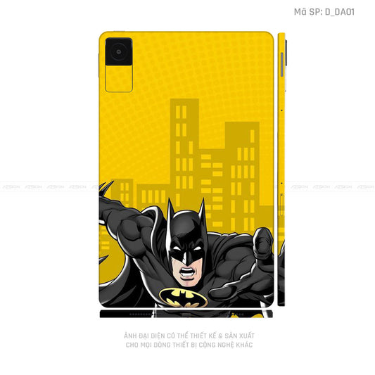 Dán Skin Máy Tính Bảng Xiaomi Mipad Hình Batman | D_DA01