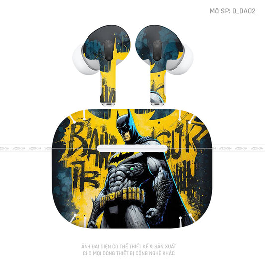 Dán Skin Airpod Pro/ Pro 2 Hình Batman | D_DA02