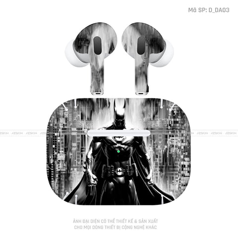 Dán Skin Airpod Pro/ Pro 2 Hình Batman | D_DA03