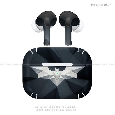 Dán Skin Airpod Pro/ Pro 2 Hình Batman | D_DA07