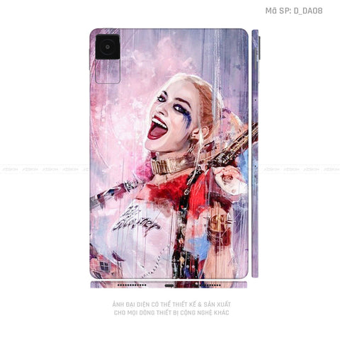 Dán Skin Máy Tính Bảng Xiaomi Mipad Hình Harley Quinn | D_DA08