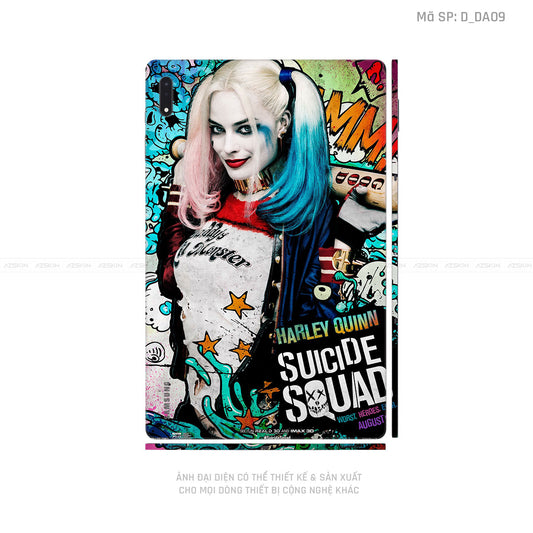 Dán Skin Galaxy Tab S9 Series Hình DC Comics Harley Quinn | D_DA09