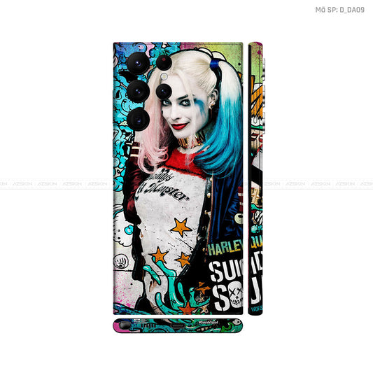 Dán Skin Galaxy S22 Series Hình Harley Quinn DC | D_DA09