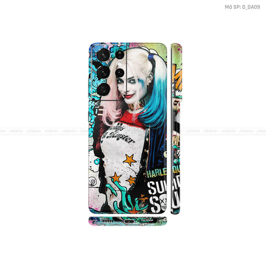Dán Skin Galaxy S21 Series Hình Harley Quinn | D_DA09