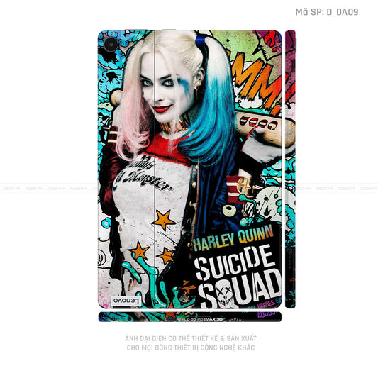 Dán Skin Máy Tính Bảng Lenovo Pad Series Hình DC Comics Harley Quinn | D_DA09