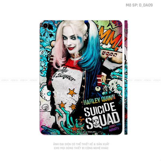 Dán Skin IPad Air Series Hình Harley Quinn | D_DA09