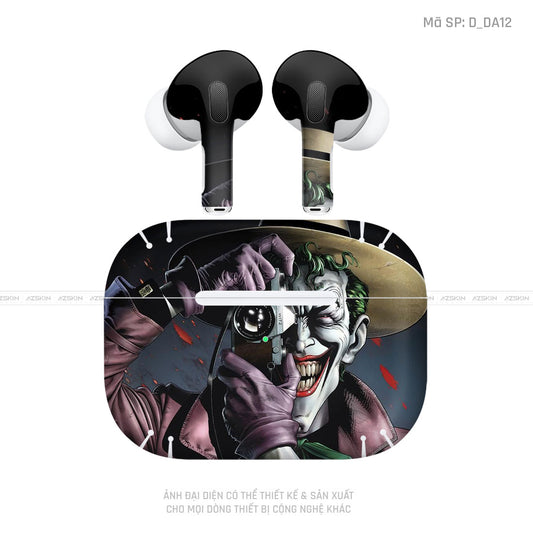 Dán Skin Airpod 3 Hình Jocker | D_DA12