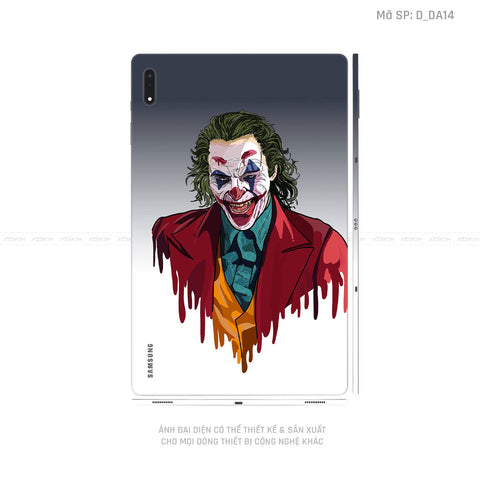 Dán Skin Galaxy Tab S9 Series Hình DC Comics Jocker | D_DA14