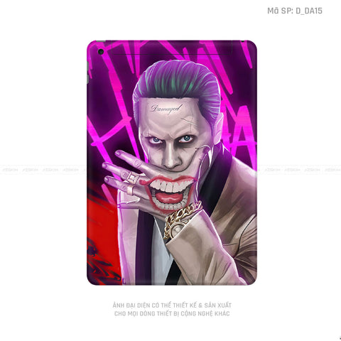 Dán Skin IPad Gen Series Hình Jocker | D_DA15