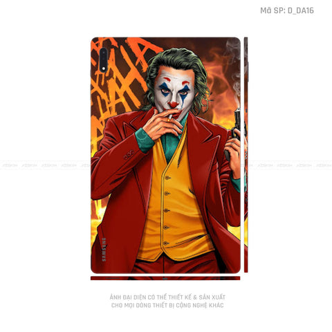 Dán Skin Galaxy Tab S9 Series Hình DC Comics Jocker | D_DA16