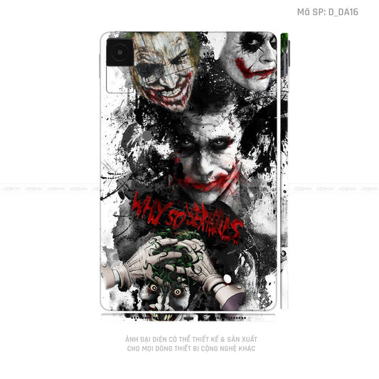 Dán Skin Máy Tính Bảng Xiaomi Mipad Hình Jocker | D_DA17