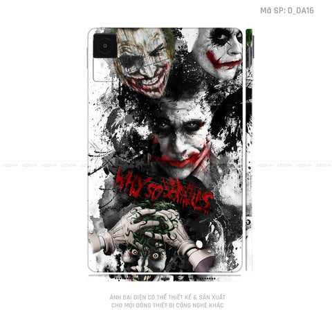Dán Skin Máy Tính Bảng Xiaomi Mipad Hình Jocker | D_DA17