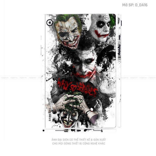 Dán Skin Galaxy Tab A Series Hình Jocker | D_DA17