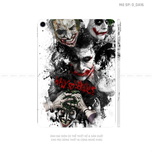 Dán Skin IPad Air Series Hình Jocker | D_DA17