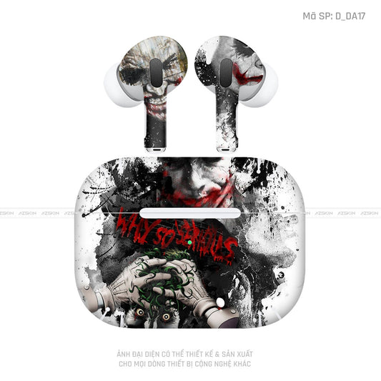 Dán Skin Airpod 3 Hình Jocker | D_DA17