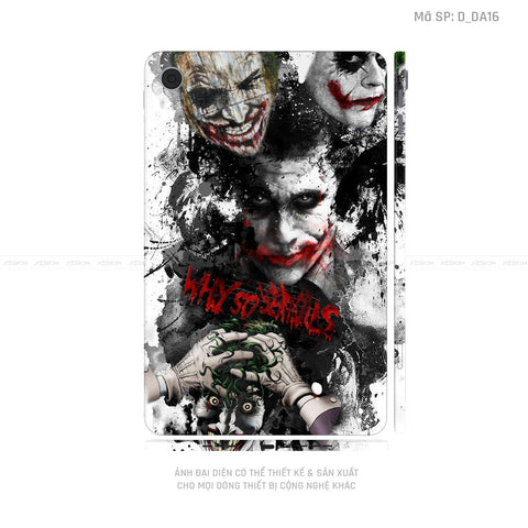 Dán Skin Máy Tính Bảng Oppo Pad Series Hình DC Comics Jocker | D_DA17