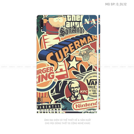 Dán Skin Galaxy Tab S9 Series Hình Độc Lạ | D_DL12