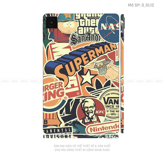 Dán Skin Máy Tính Bảng Xiaomi Mipad Hình Độc Lạ | D_DL12