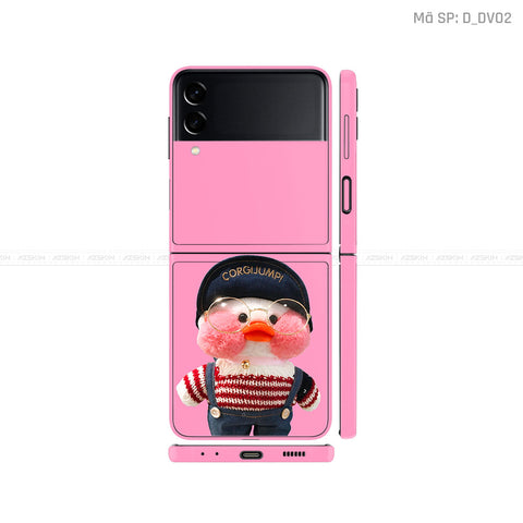 Dán Skin Galaxy Zflip4 Hình Vịt Dễ Thương | D_DV02