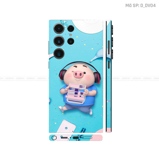 Dán Skin Galaxy S23 Series Hình Heo Xanh Ngộ Nghĩnh | D_DV04