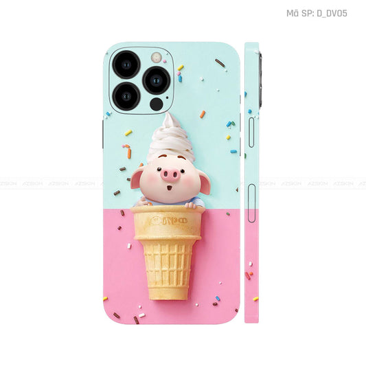 Dán Skin IPhone 12 Series Hình Heo Dễ Thương | D_DV05